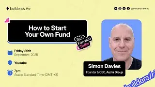 [LIVE] Start Your Own Fund w/ Simon Davies h/ Ajiri Omafokpe