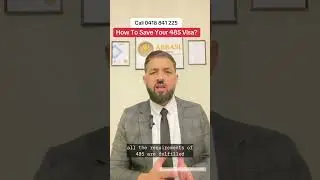 Save your 485 Visa! #abbasimigration #immigration #viral #fyp #485 #australia #shorts #lawyer #500