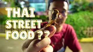 Thailand Street Food and Fun Games at Annual Festival Market