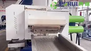 BOPET Film On-Line Recycling Plastic Granulating Machine with Capacity 1500kg/h