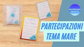 Wedding stationery 1: Le partecipazioni di matrimonio sulla spiaggia più belle che avrete mai visto