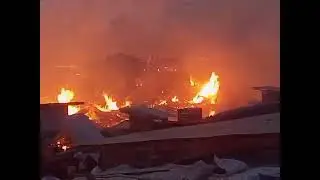massive fire at circle Accra