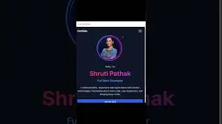 Build Stunning Portfolio Website Free Template Download  | #html  CSS JavaScript Responsive Tutorial