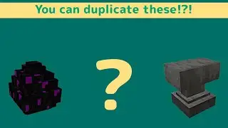How to Duplicate Anvils in Minecraft Bedrock! | MasterTech3211