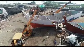 Fiber Boat Manufacturing || Launching Boat || #shorts || #video  ||Travel With Vinaytandel