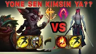 SEZON 11 ÇOK OP OLAN KLED YİNE 1V11 TAŞIDI!!!!(Kled vs Yone)
