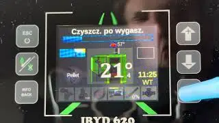 Ustawienie temperatury kotła cwu i mieszacza.