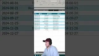 Excel Interview Question - Day Month Year in #Excel # ExcelbyMiguel #exceltips
