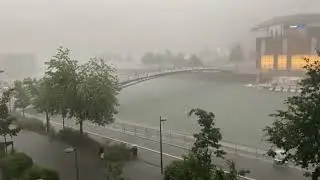 Last News in France ! The south of Lyon underwater today after torrential rain !