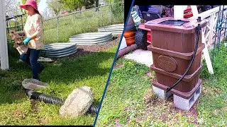 Clean Up / Rain Barrel Install
