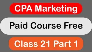 CPA Marketing Free Course Class 21 How to Setup Getresponse BD Technical City