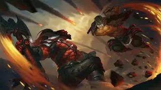 Dota 2 , Juggernaut   VS   AXE , Вечный Спор ! )