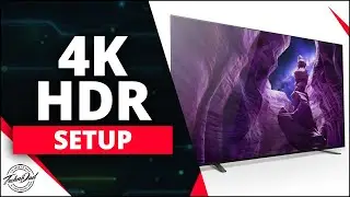 Настройка Sony A8H OLED 4K HDR Xbox One X, PS4 Pro, X900H, X950H, X800H, X750H PS5, Xbox Series X Как сделать