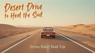 A Desert Drive to Heal the Soul  | Stress Relief Road Trip @danishhudson