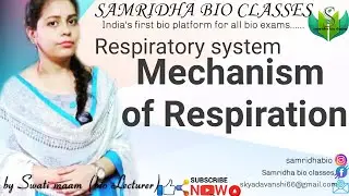 Human physiology//Respiratory system: Mechanical process of Respiration by Swati Ma'am