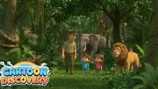 Walk like a jungle Animals 🦁🐵🐯| walking Animals song for Children | Nursery Rhymes | #kidsvideos 
