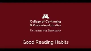 English Tips for International Students: Good Reading Habits