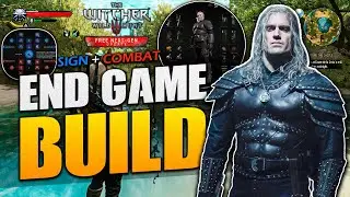 Sign + Combat OP Piercing Cold Build | Grandmaster Forgotten Wolven Set | The Witcher 3 
