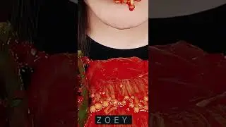 ASMR SPICY ENOKI MUSHROOMS, CUCUMBER PEPPER KIMCHI 불닭팽이버섯, 오이고추김치 EATING SOUNDS MUKBANG @ZOEYASMR