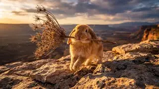 Egg-Born Rabbit:: Tiny Holland Lop Gathers Seeds & Plants New Life | EP 05