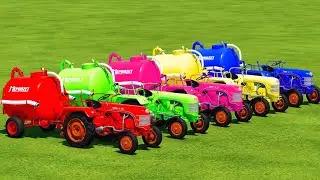 TRANSPORTING AND SLURRY SPREADING WITH KRAMER MINI TRACTORS - Farming Simulator 2022