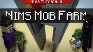 Minecraft: Tutorial | How to Build a Sweeper Mob Farm