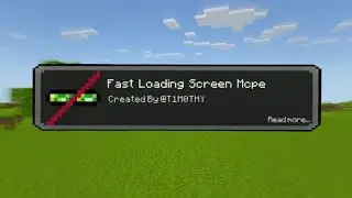 Fast Loading Screen Addon for MCPE 1 21+  Speed Up Your Game!