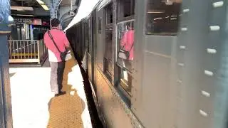 D Type Triplex/BMT Gate Cars & ACF Arnines bypassing West 8th Street - New York Aquarium