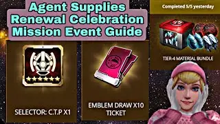 Agent Supplies Renewal Celebration Mission Event Guide - Marvel Future Fight