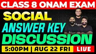 Class 8 Onam Exam Social science Answer Key Discussion | Eduport
