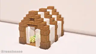 Minecraft | How to Build a Tiny Greenhouse