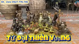 Tứ đại thiên vương _nữ thần tiền tệ _ bát bửu bằng đồng. Ngày 14/1/2026 #đồđồngnguyễnnghi 