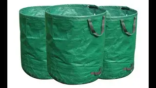 FLORA GUARD 3-Pack 72 Gallons Garden Waste Bags - Heavy Duty Compost Bags with Handles - Overview