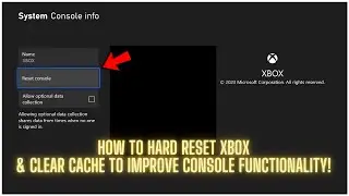 Как очистить кэш и выполнить полный сброс настроек Xbox Series X/S