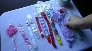 Making paci holders/Clips!! Available for sale!!