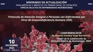 Retransmisión del Seminario de actualización para médicas y médicos de primer nivel de atención: VIH