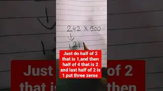 multiplication any number by 500