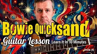 Quicksand - David Bowie Acoustic Guitar Lesson (Guitar Chords) Learn It In Under 10 Minutes