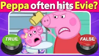 ⭕❌ Can You Beat This Peppa Pig True or False Quiz? 🐷 Cartoon Trivia Challenge! | Quiz DingDong