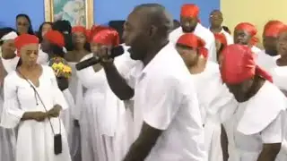 Dans pou rantre kanzo kay Hougan Elien Isac Montay nwa nan lakou CECILE 