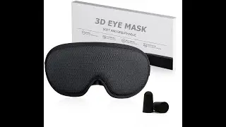 EF3008 Ice Silk Eye Mask - Mesh 3D Blindfold with Adjustable Elastic Strap