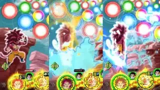 DAIMA MINI SSJ4 GOKU BATTLE MOTION!!!!! (DBZ: Dokkan Battle)
