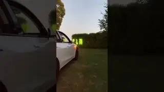 Обновлённое световое шоу Tesla! Теперь две машины синхронизированы 🙌 #шорты #teslamodely #светово...