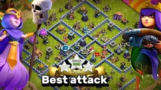 Super witch + Archer queen charge | best attack | clash of clans #clashofclans #gaming