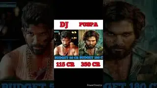 puspa movie vs dj movie box office collection comparison #puspa #dj #dj #shorts #alluarjun