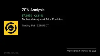 ZEN (ZENUSDT) Technical Analysis - Price Prediction & Buy or Sell September 13, 2025