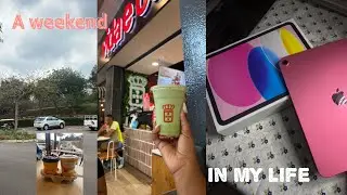 A WEEKEND IN MY LIFE| I bought myself an iPad 11’ A16, Tried matcha for the first time, new bag+more