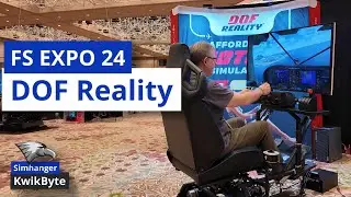 Симулятор движения DOF Reality | Исправление шага в симуляторе полёта протестировано на выставке FS Expo 2024