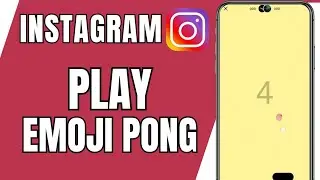 How To Play Emoji Pong on Instagram!