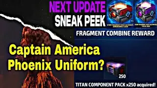 Captain America Phoenix Uniform?  Sneak Peek 1 & Fragment Rewards Showcase - Marvel Future Fight